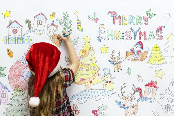 Coloriage de noël magique pour illuminer votre fête